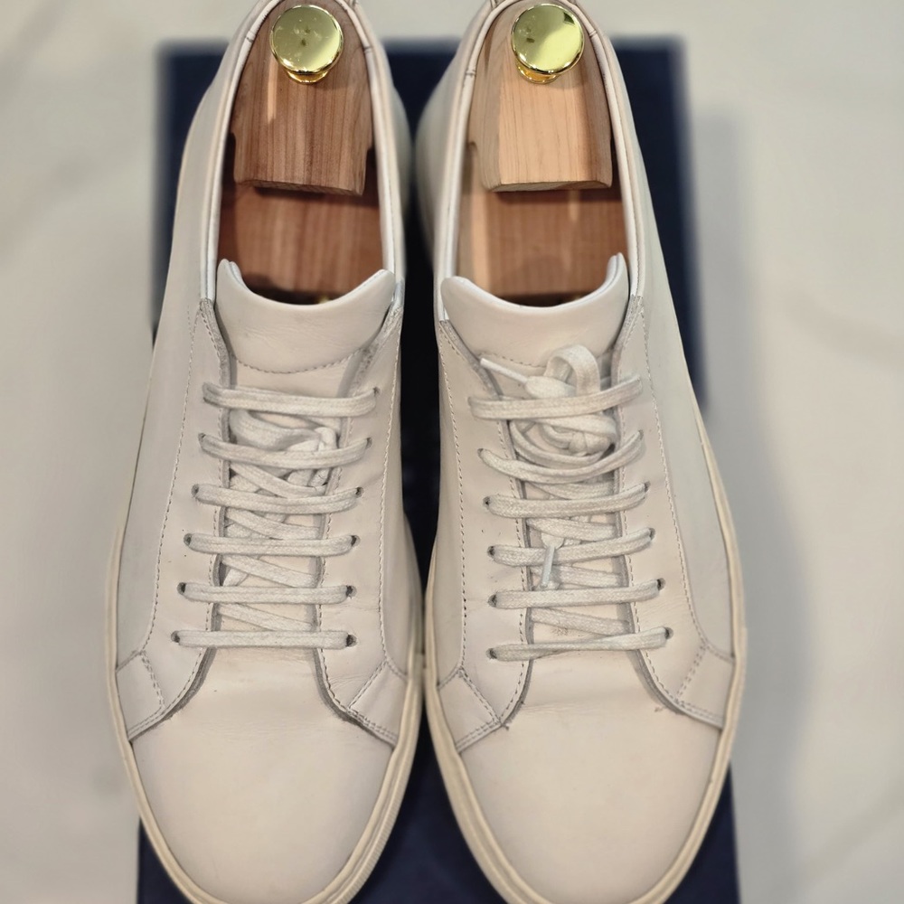 Classic Artisan Lab- Off White Italian Dress Sneakers